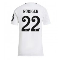 Real Madrid Antonio Rudiger #22 Kotipaita Naiset 2024-25 Lyhythihainen